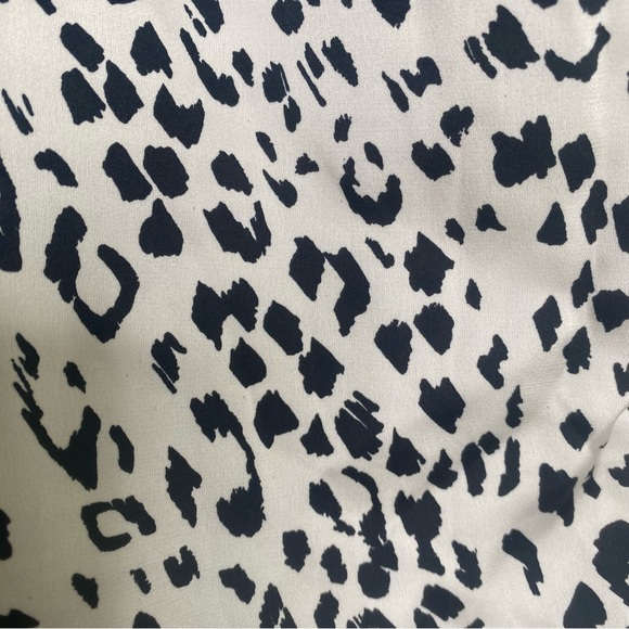 Zara Maxi Skirt Zebra Print Side Slit Sz XL - Picture 3 of 9